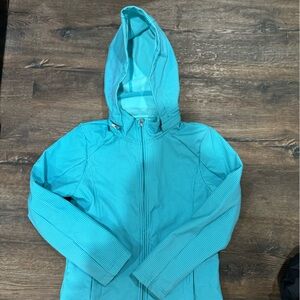 SO Turquoise Patterned Hoodie